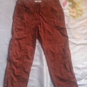 Ann Taylor loft women's rust colored Capri pants size 00